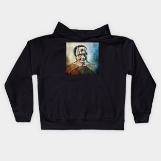 Murder Lizard Spy - Textured Portrait Kids Hoodie